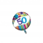 Preview: Folienballon mit Zahlendruck - Durchmesser:  46 cm - Zahl: 18, 30, 40, 50, 60, oder 70