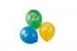 Preview: Luftballon mit Zahlendruck - bunt - Umfang: 96 cm - 100 Stück - Zahl: 0, 1, 2, 3, 4, 5, 6, 7, 8, 9, 18, 25, 30, 40, 50, 60, 70 oder 80