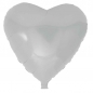 Preview: Folienballon "Herz" - Durchmesser: ca. 45 cm - Farbe: rot oder weiß