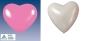 Preview: Herzballon - Farbe:  rosa oder weiß - Abnahmemenge: 5 Stück oder 100 Stück