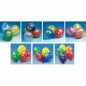 Preview: Luftballon mit Druck - bunt - 5 Stück - Zahl: 18, 30, 40, 50, 60, 70 oder 80