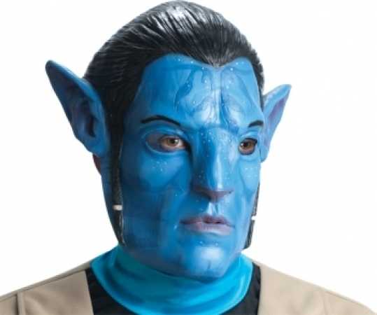 Blaue Avatar-Gesichtsmaske – Karnevals-Masken und Kostüme jetzt online kaufen!