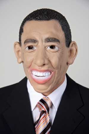 Erwachsenenlatexmaske "Barack Obama"
