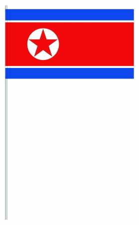 Papierfähnchen"Nordkorea"