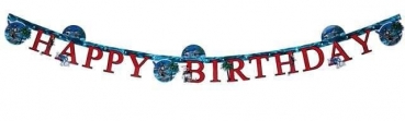 Geburtstags-Girlande Jungen Happy Birthday »Scout-Black John« 170cm ▷ Partyzubehör jetzt bestellen!