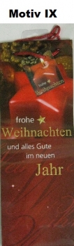 Weihnachts-Flaschentasche - 36 x 13 + 8 cm - verschiedene Motive