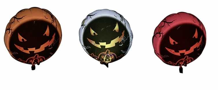 LED-Kunststoffballon "Halloween"