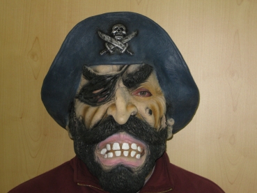 Piraten-Gesichtsmaske mit Augenklappe – Karnevals-Masken und Kostüme jetzt online kaufen!