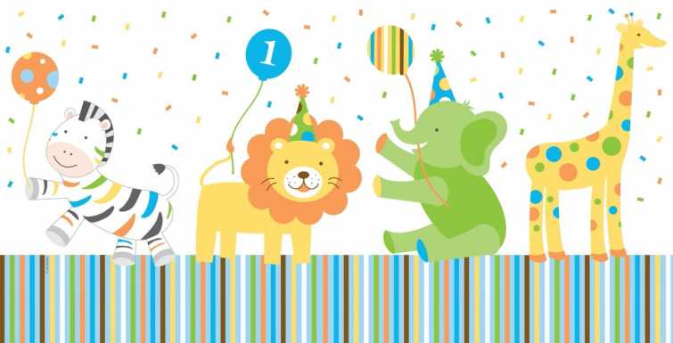 Kinder-Tischdecke 1. Geburtstag| Jetzt günstig online kaufen!