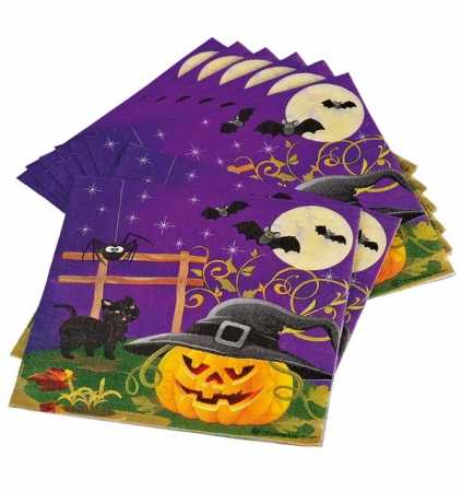 Halloween Servietten 2-lagig kaufen | im Online-Shop von Papier & Party