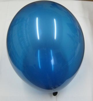 Luftballon - kristall-transparent - 100 Stück - Farbe: blau, gelb oder grün
