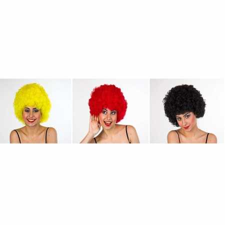 Perücke "Hair" - Farbe: gelb, rot oder schwarz