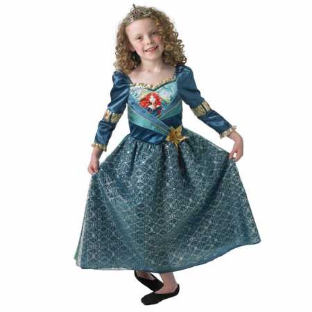 Prinzessinenkostüm "Merida Shimmer"  - Größe: S (3 - 4 Jahre), L (7 - 8Jahre)