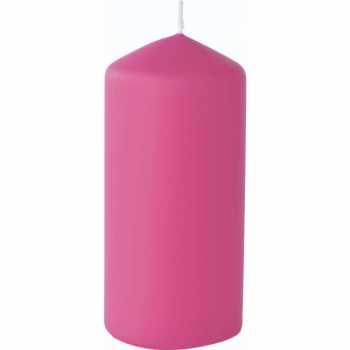 Stumpenkerze - Fuchsia - 70 x 150 mm - 6 Stück