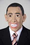 Erwachsenenlatexmaske "Barack Obama"