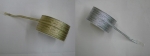 Brocate-Geschenkband - Breite: 5 mm - 50 m/Rolle - Farbe: gold oder silber