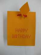 Geschenketasche "Happy Birthday" - 11 x 14 x 6 cm