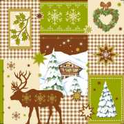 Weihnachts-Serviette »Winter time« kaufen | im Online-Shop von Papier & Party