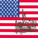 Serviette "Amerika" - 33 x 33 cm - 50 Stück